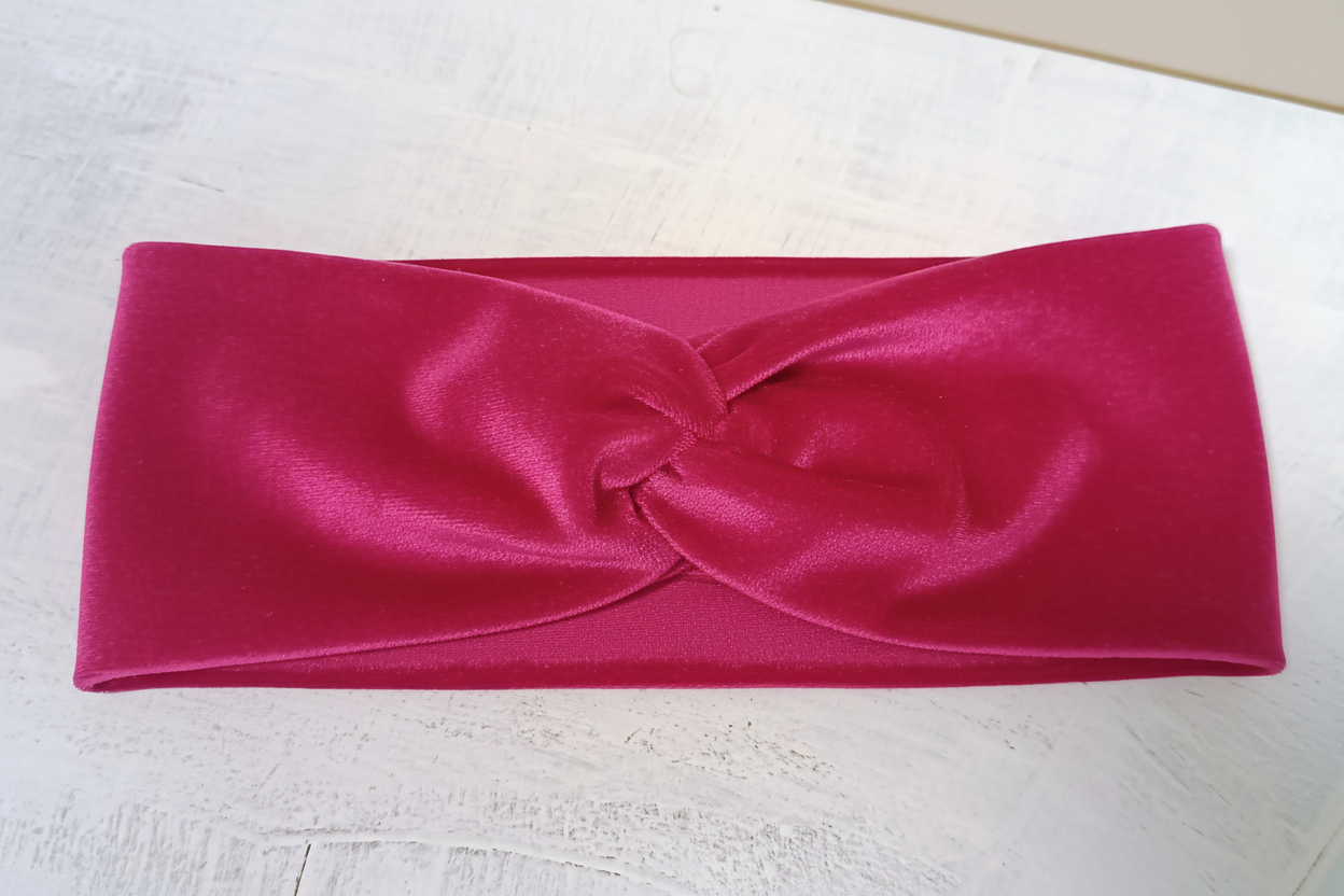 Fascia per capelli in velluto