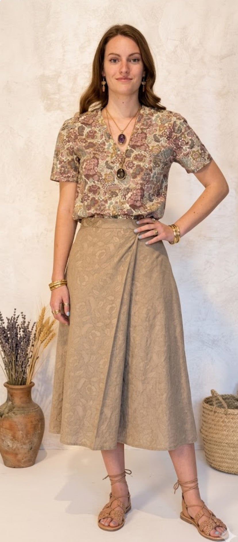 Blusa Claudina.. vista frontale ed intera